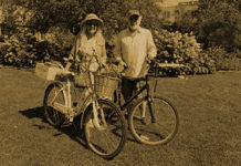 4th of July Bike Parade & Pageant! Couple With bikes