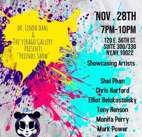 Artist in Residence – NYC Art Show – November 28th, 2018 "Friends Show" Event