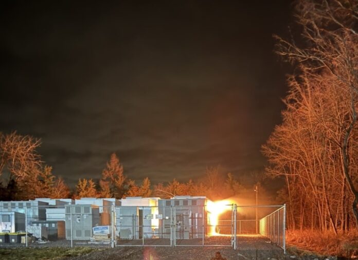 Battery Storage Fire December 2025