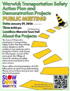 Warwick Transportation Safety Action Plan Public Meeting @ Town Hall